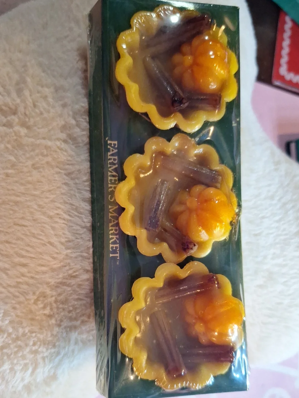 Pumpkin & Clove Wax Melt Trio - Yellow/Orange.. Yankee Candle